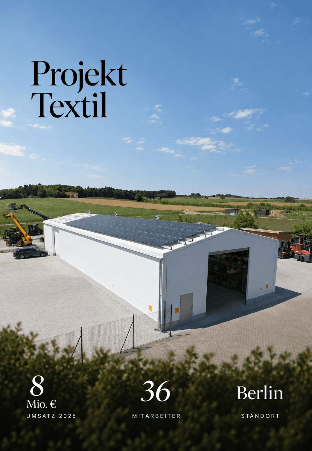 Project Textil – €8m revenue 2025, 36 employees, Berlin